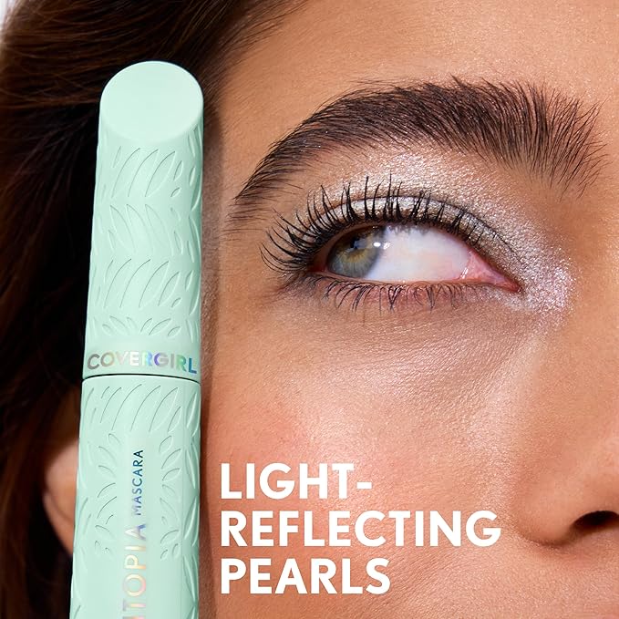 CoverGirl Lash Blast Cleantopia Volume Mascara, 790 Ultramarine Black Frost, Vegan Formula, Clean, Volumizing, for Sensitive Eyes, Doesn't Smudge, 0.32oz