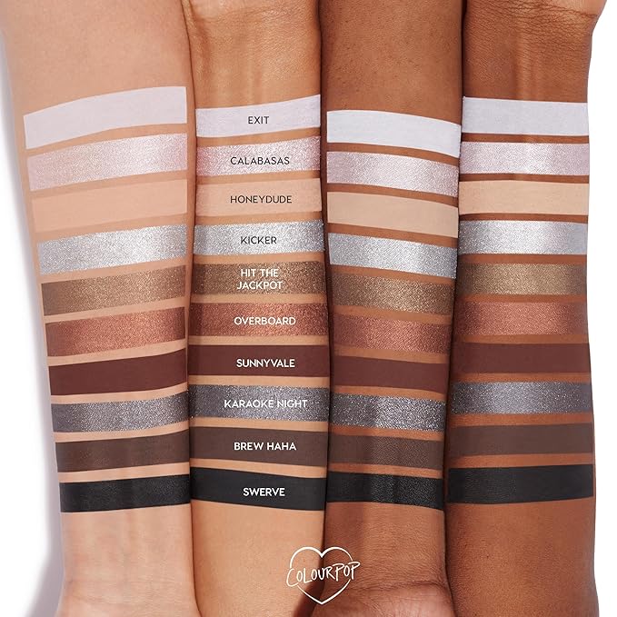 ColourPop Crème Gel Waterproof Eyeliner - 18HR Wear, Ultra-Pigmented Eyeliner Pencil with Matte & Metallic Finishes - Smudge-Proof, Vegan & Cruelty-Free - Exit (0.01 oz)
