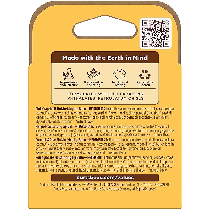 Burt's Bees Lip Balm - Pink