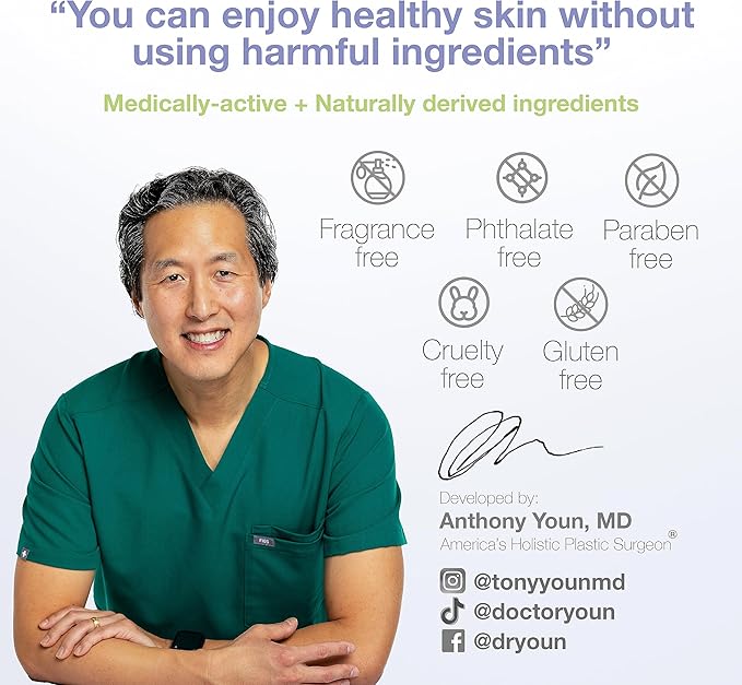 YOUN Beauty Green Tea Toner Face Mist Spray, Anthony Youn 180 ML