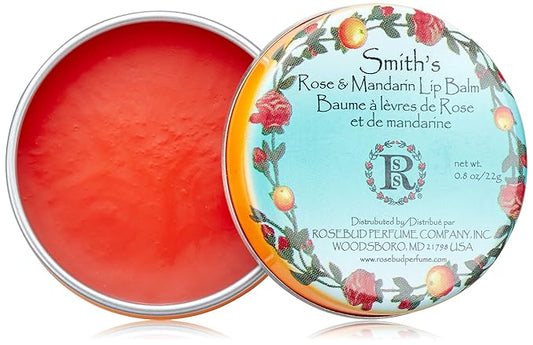 Rosebud Smith's Lip Balm, Rose and Mandarin, 0.8 Ounce