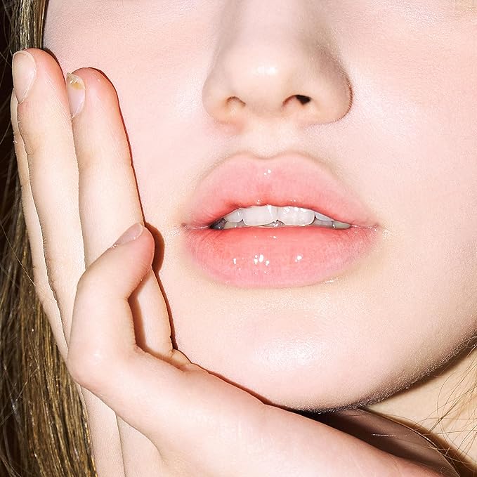 AOU GLOWY TINT BALM Tinted Lip Balm with Natural Gloss Instant Hydration for Chapped Lips 0.12Oz (00 Good Balm)