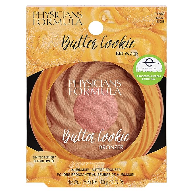 Physicians Formula Murumuru Butter Bronzer Face Makeup, Cheat Day Donut, Sugar